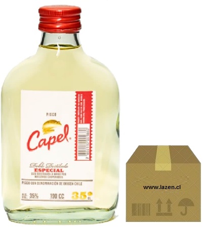 CAPEL 35° DOBLE DESTILADO 190CC CAJAx24