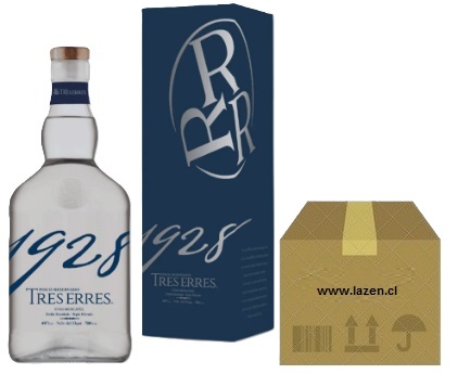PISCO TRES ERRES 1928 40° 700CC CAJAx6
