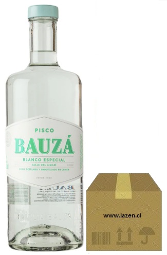 PISCO BAUZA BLANCO ESPECIAL 35° 1000CC CAJAx6