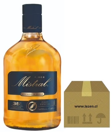 PISCO MISTRAL 35° 1000CC CAJAx12
