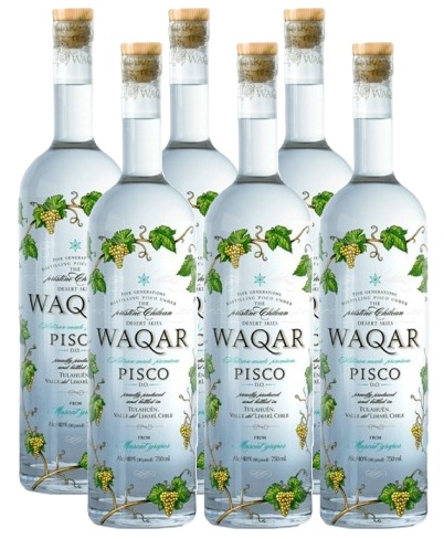 PISCO WAQAR 40° 700CC CAJAx6