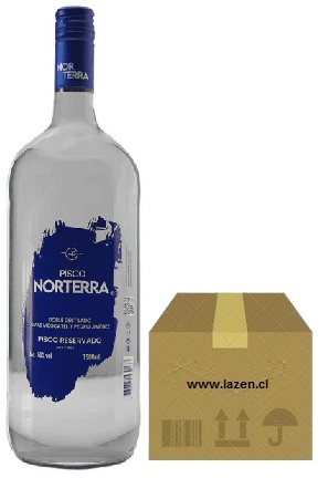 PISCO NOR TERRA TRASPTE 2-DESTILADO 40° 1500CC CAJAx6