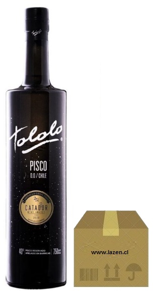 PISCO TOLOLO ENVEJECIDO 40º 750CC CAJAx6