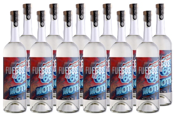 PISCO FUEGOS ED ESPECIAL JAMES DEAN 40° 750CC CAJAx12