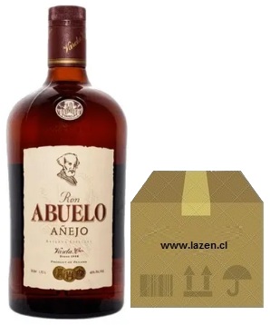 RON ABUELO AÑEJO 5 AÑOS 1750CC CAJAx6