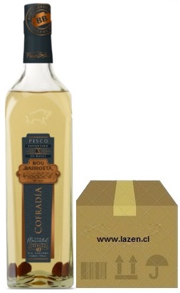 PISCO BOU BARROETA COFRADIA 40º 750CC CAJAx6