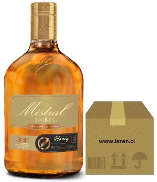 MISTRAL NOBEL HONEY 35° 750CC CAJAx6