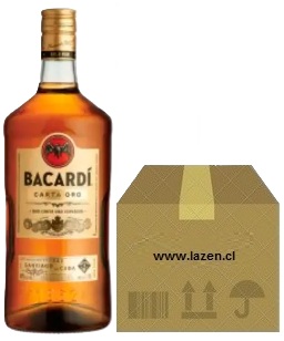 RON BACARDI CARTA ORO 40° 1750CC CAJAx6