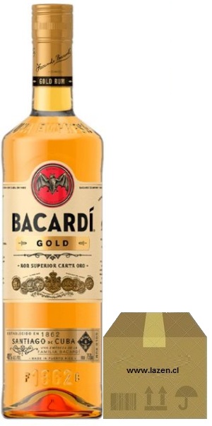 RON BACARDI GOLD 750CC CAJAx12