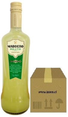 RON MADDERO MOJITO 14° 750CC CAJAx6