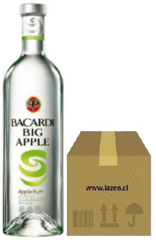 RON BACARDI BIG APPLE 35° 750CC CAJAx12