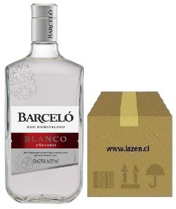RON BARCELO BLANCO 37.5° 750CC CAJAx12