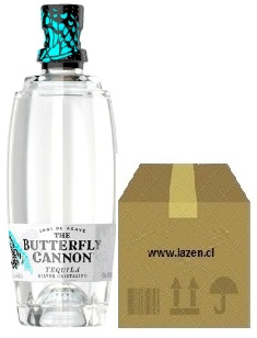 TEQUILA BUTTERFLY CANNON SILVER 40° 500CC CAJAx6