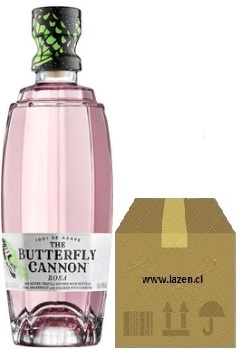 TEQUILA BUTTERFLY CANNON ROSA 40° 500CC CAJAx6