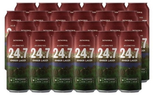 [Cerveza] CERVEZA 24.7 AMBER LAGER LATA PACKx24