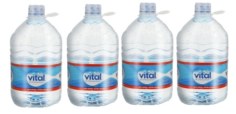 AGUA MINERAL VITAL 5000CC S-GAS DISPLAYx4