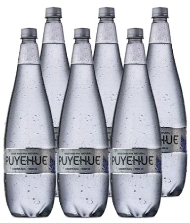 [Agua] AGUA MINERAL PUYEHUE 1500CC S-GAS DISPLAYx6