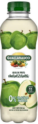 GUALLARAUCO AGUA DE MANZANA 500CC DISPLAYx12