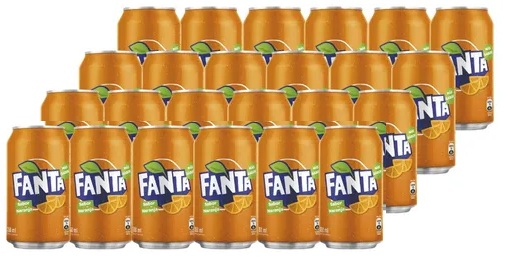[Bebidas] FANTA 350CC LATA DISPLAYx24