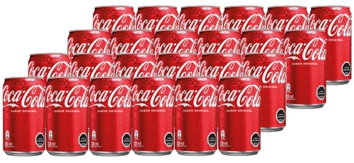 [Bebidas] MINI COCA COLA LATA 220CC DISPLAYx24