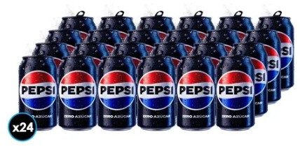 [Bebidas] PEPSI ZERO LATA 350CC DISPLAYx24