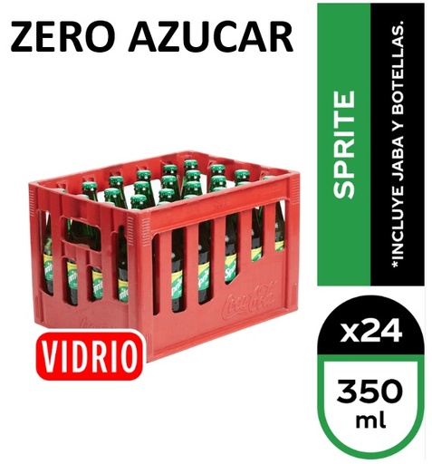 [Bebidas] SPRITE ZERO 350CC RETORNABLE CAJAx24