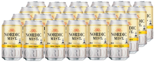 [Bebida] NORDIC MIST AGUA TONICA LATA 350CC CAJAx24