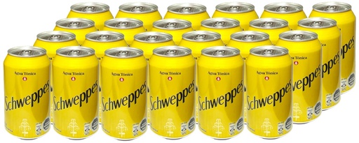 [Bebidas] SCHWEPPES TONICA LATA 350CC CAJAx24