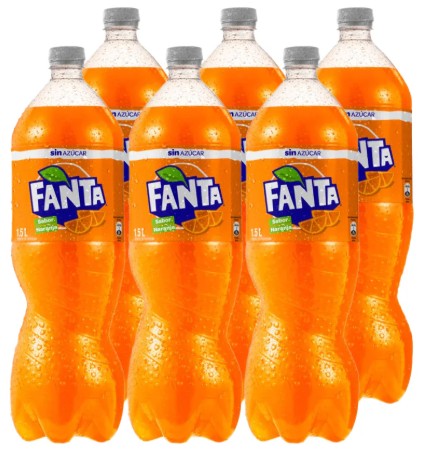 [Bebidas] FANTA ZERO PET 1500CC DISPLAYx6