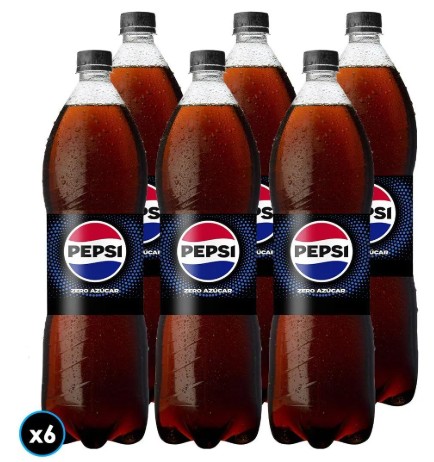 [Bebida] PEPSI ZERO PET 1500CC DISPLAYx6