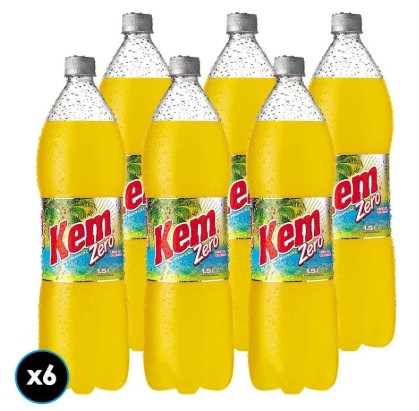 [Bebida] KEM PIÑA ZERO PET 1500CC DISPLAYx6
