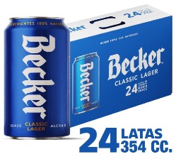 [Cerveza] CERVEZA BECKER LATA 354CC PACKx24