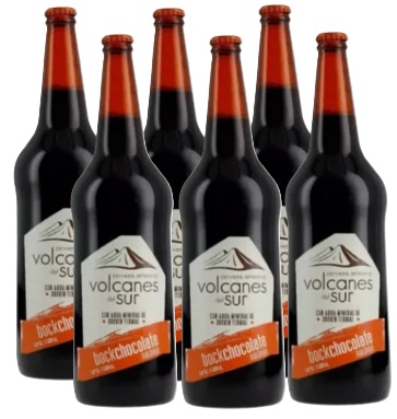 [Cerveza] VOLCANES DEL SUR CHOCOLATE NARANJA 1050CC PACKx6