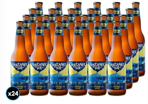 [Cerveza] CERVEZA VOLCANES DEL SUR STRONGLAGER 350CC PACKx24