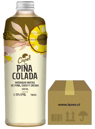[Coctel] CAPEL PIÑA COLADA 700CC CAJAx12