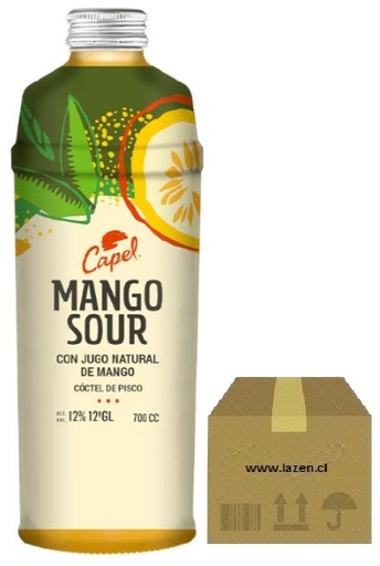 [Coctel] CAPEL MANGO SOUR 700CC 12GL CAJAx12