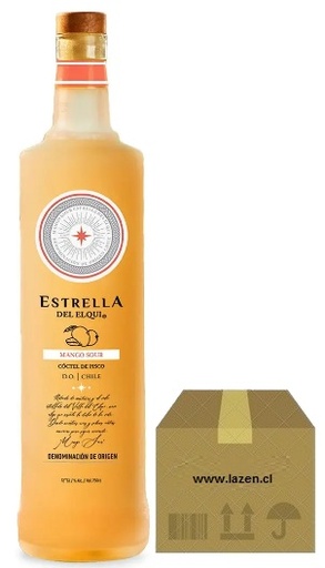[Coctel] ESTRELLA DEL ELQUI MANGO SOUR 750CC 14º CAJAx6