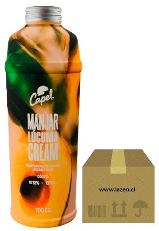[Coctel] CAPEL MANJAR LUCUMA CREAM 12° 700CC CAJAx12