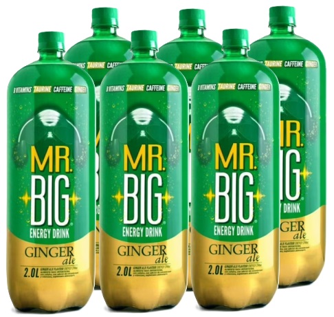[Energética] MR BIG GINGER ALE 2 LITROS DESECHABLE PACKx6