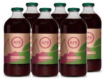 [Jugo] JUGOS AFE MANZANA CEREZA 1000CC PACKx6