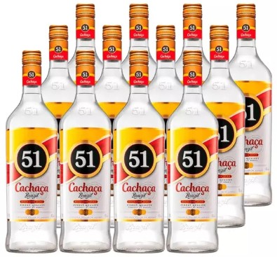 [Licor] CACHACA 51 1000CC 40GL CAJAx12
