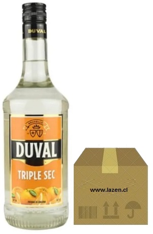 [Licor] TRIPLE SEC DUVAL 750CC 34° CAJAx12