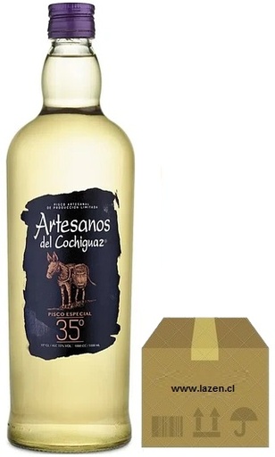 [Pisco] PISCO ARTESANOS 35GL 1000CC CAJAx6