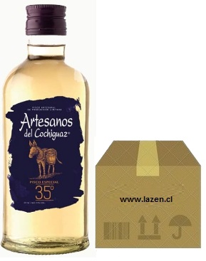[Pisco] PISCO ARTESANOS 35GL 350CC CAJAx12