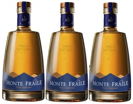 [Pisco] MONTE FRAILE ESPECIAL 37.5º 700CC PACKx3