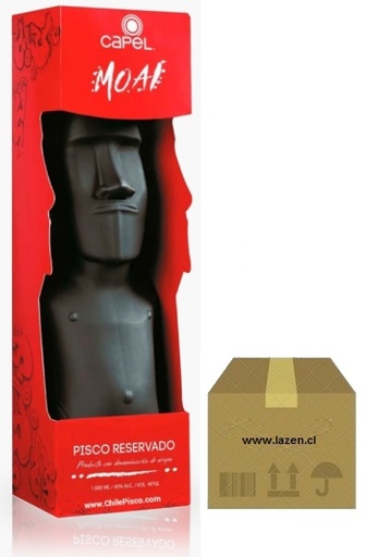 [Pisco] CAPEL MOAI RESERVADO 40° 1000CC CAJAx6