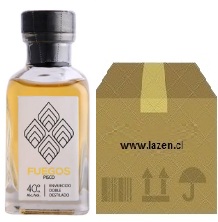 [Pisco] PISCO FUEGOS ENVEJECIDO MINI BOT 40° 50CC CAJAx24