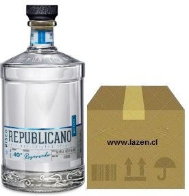 [Pisco] PISCO REPUBLICANO MOSCATEL 3D 40° 750CC CAJAx6