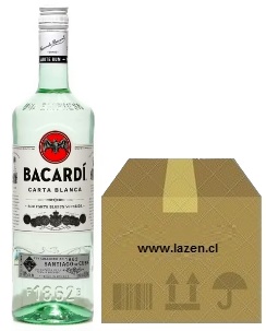 [Ron] RON BACARDI BLANCO 40° 750CC CAJAx12